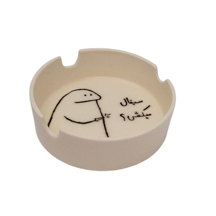 زیر سیگاری فانتزی _ فطرس سرامیک