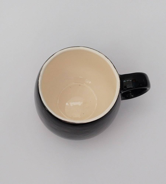 ماگ طرح خمره ای مشکی | فطرس سرامیک