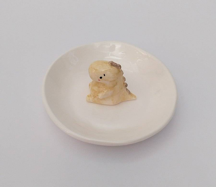 زیر سیگاری سرامیکی دایناسوری _ فطرس سرامیک