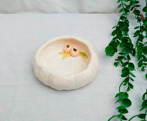 ظرف سرامیکی دست ساز دفرمه مدل کدو تنبل _فطرس سرامیک ظرف سرامیکی دست ساز دفرمه مدل کدو تنبل _فطرس سرامیک