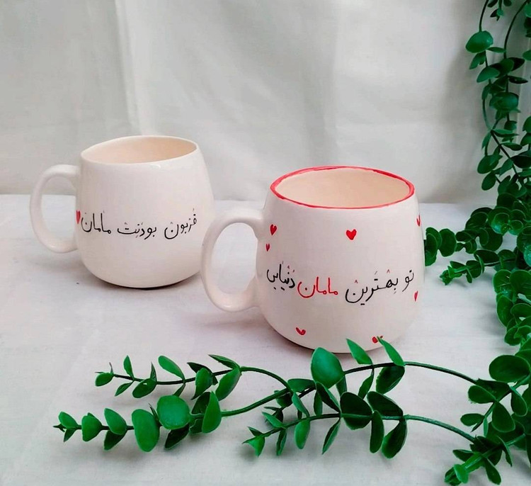 ماگ سرامیکی طرح مادر | فطرس سرامیک