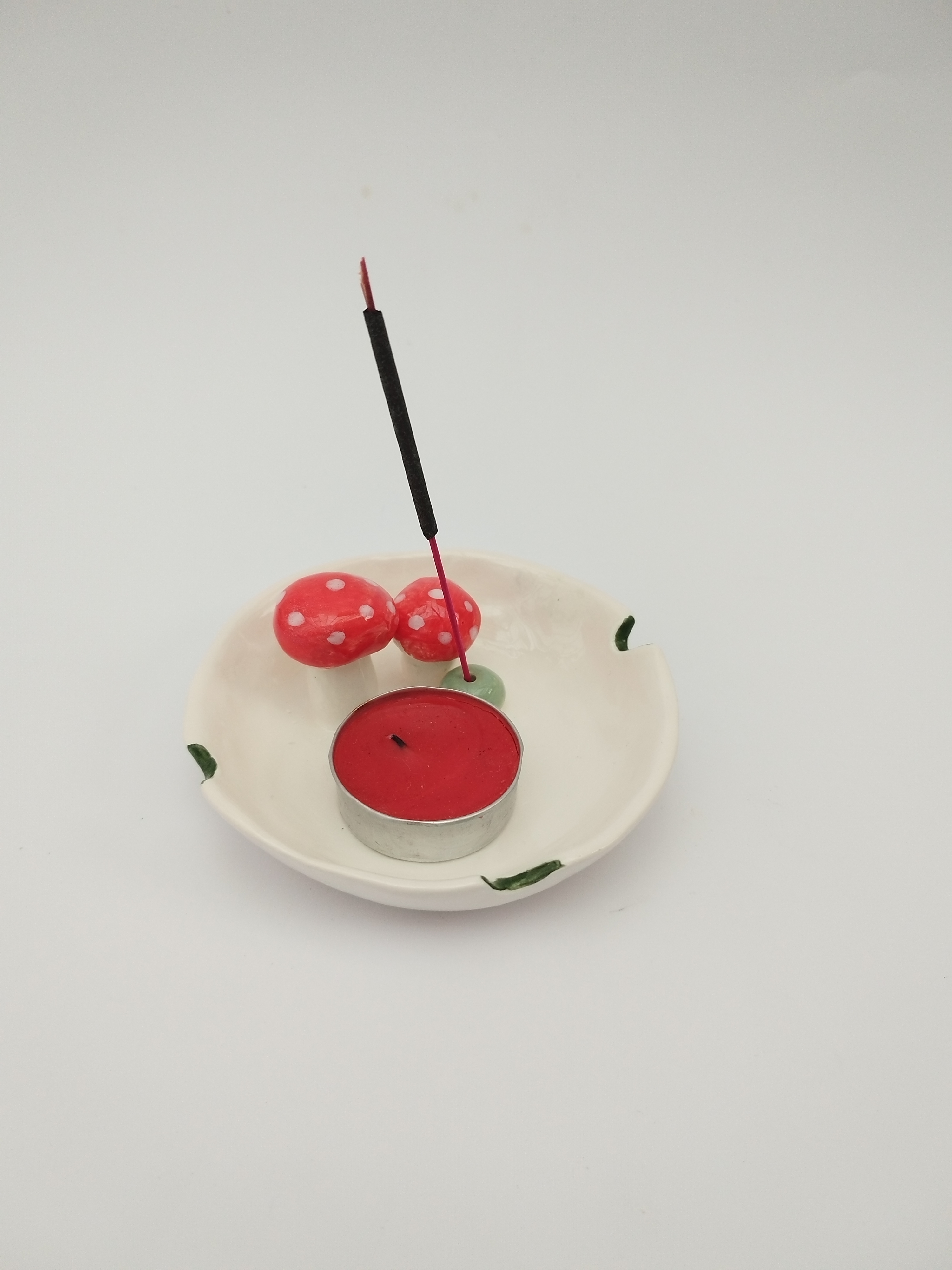 عودسوز، جاشمعی، زیر سیگاری سرامیکی مدل قارچ