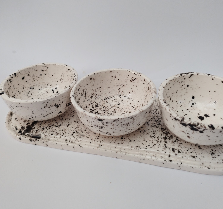 اردو خوری سرامیکی طرح مینیمال | فطرس سرامیک
