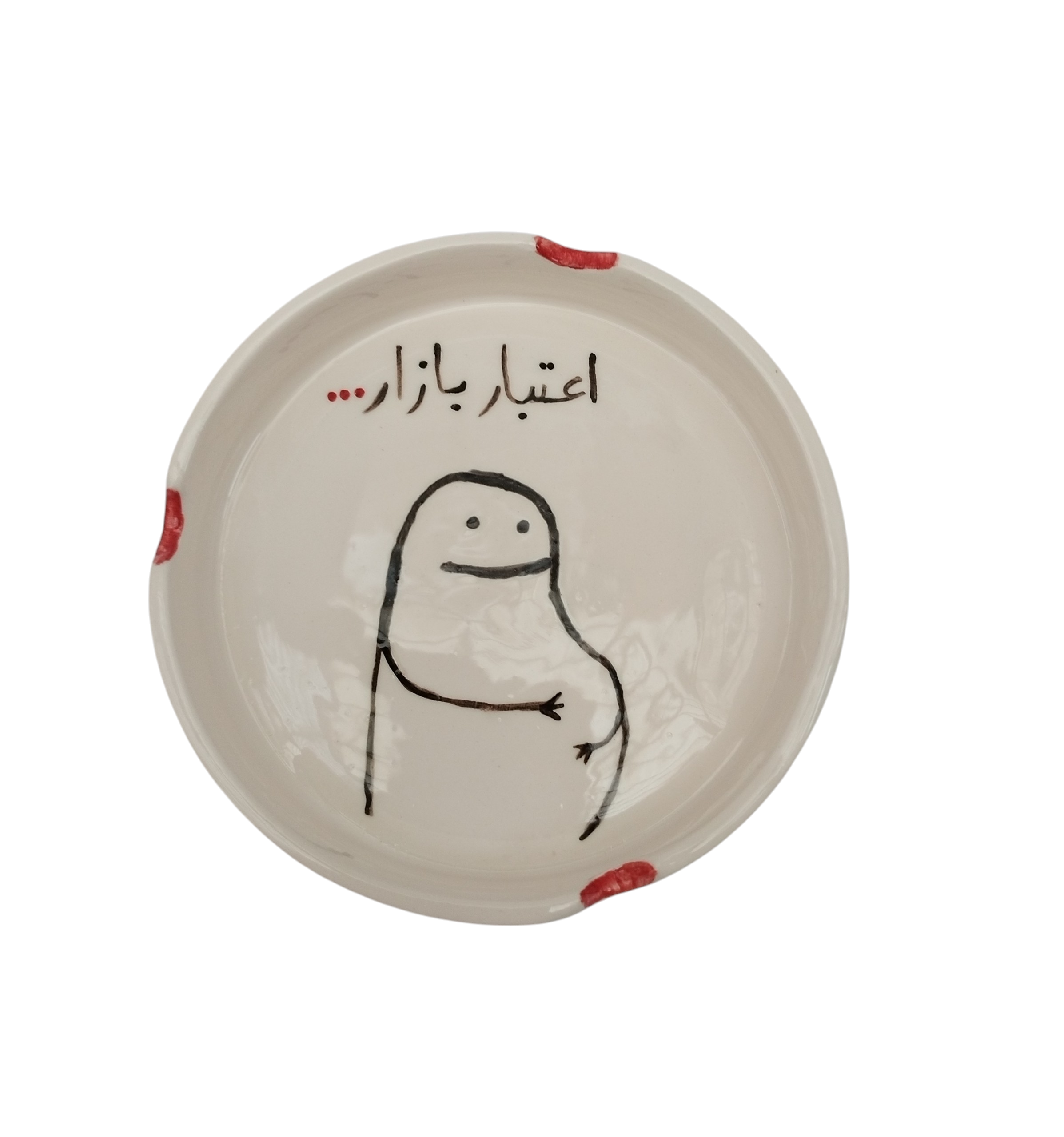 زیر سیگاری سرامیکی مدل فانتزی