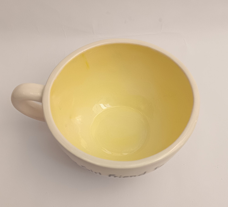 ماگ لته خوری سرامیکی طرح متن نوشته