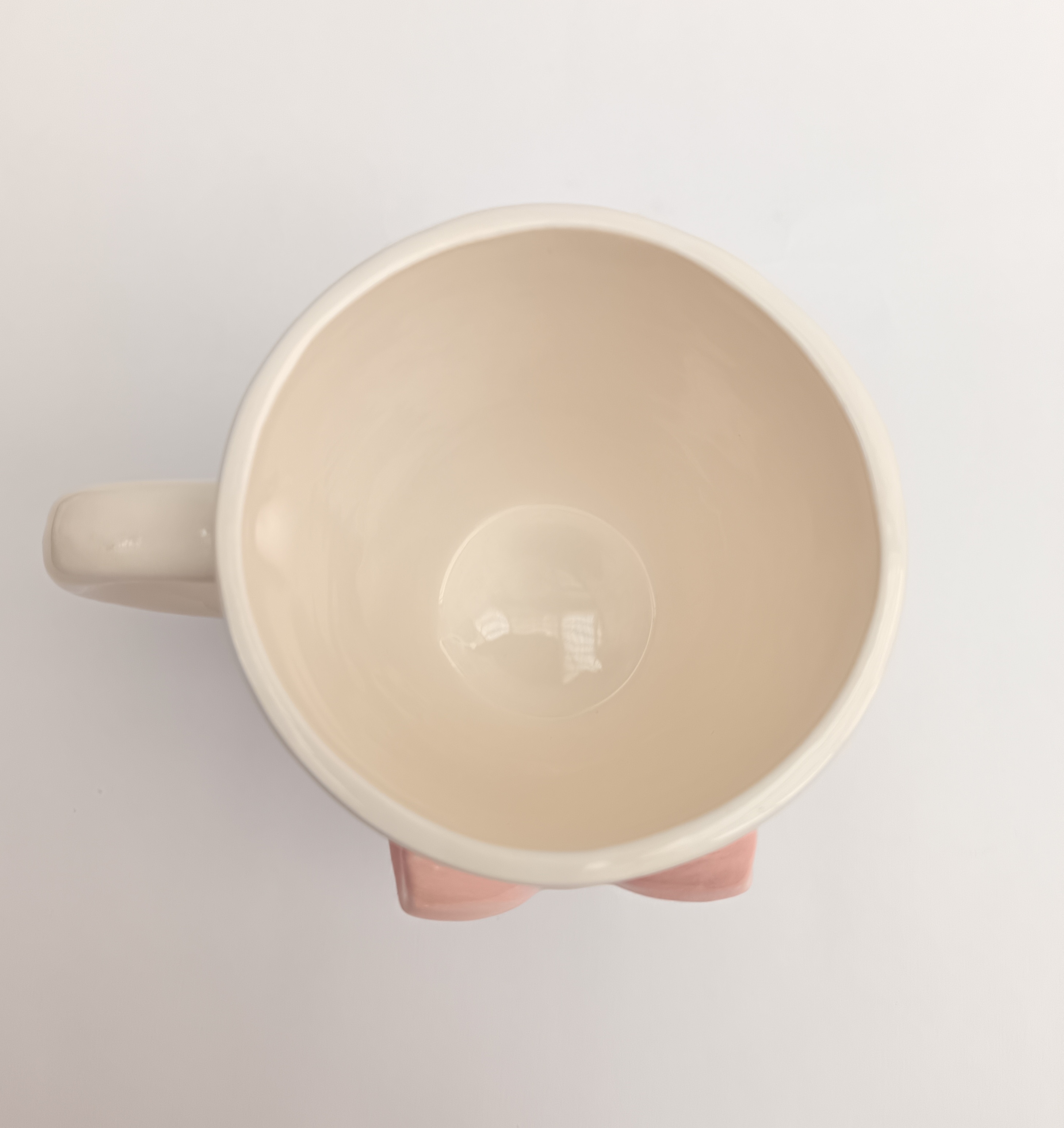 ماگ بزرگ سرامیکی مدل پاپیون فطرس سرامیک