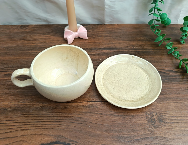 ست ماگ و زیرماگی سرامیکی طرح روستیک