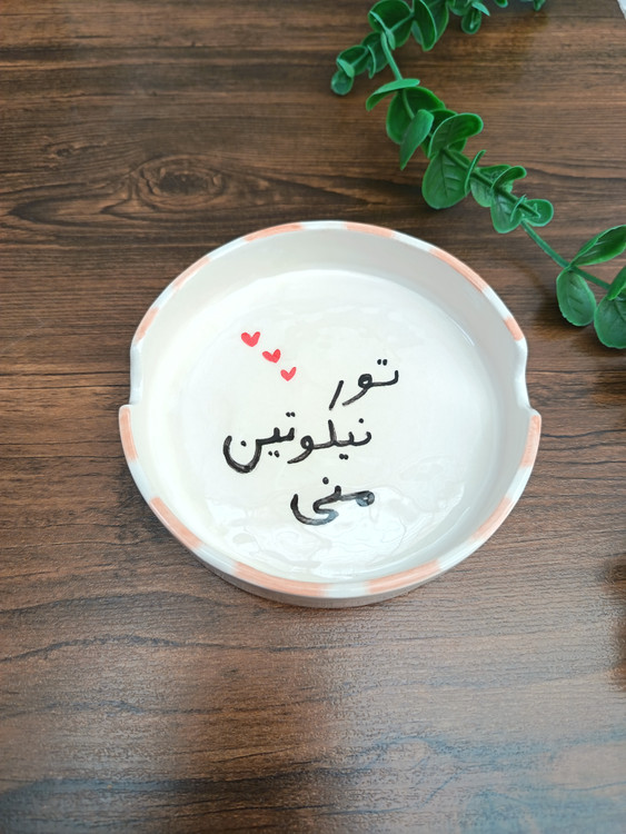 زیر سیگاری سرامیکی طرح فانتزی